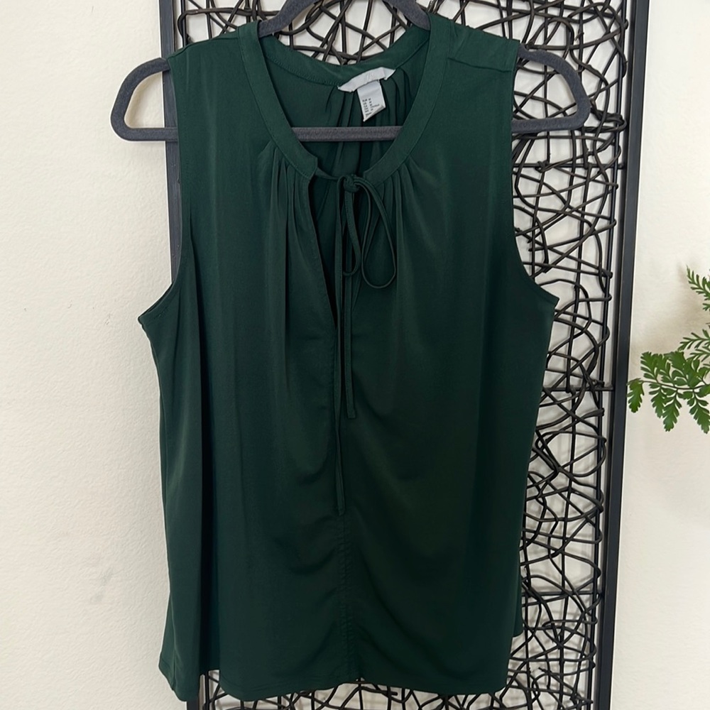 Forest green H&M tank